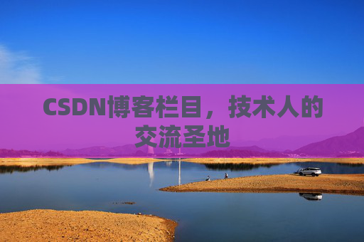 CSDN博客栏目，技术人的交流圣地